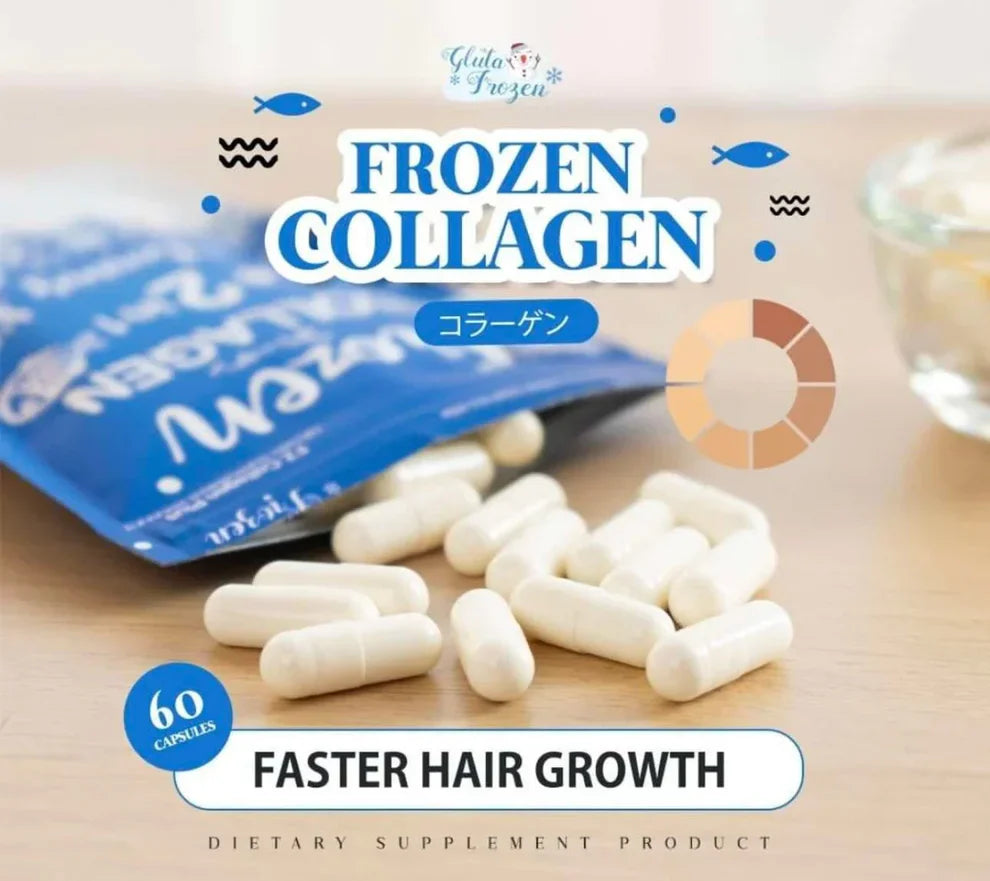 Frozen Collagen and Glutathione Dietary Supplement 60 caps