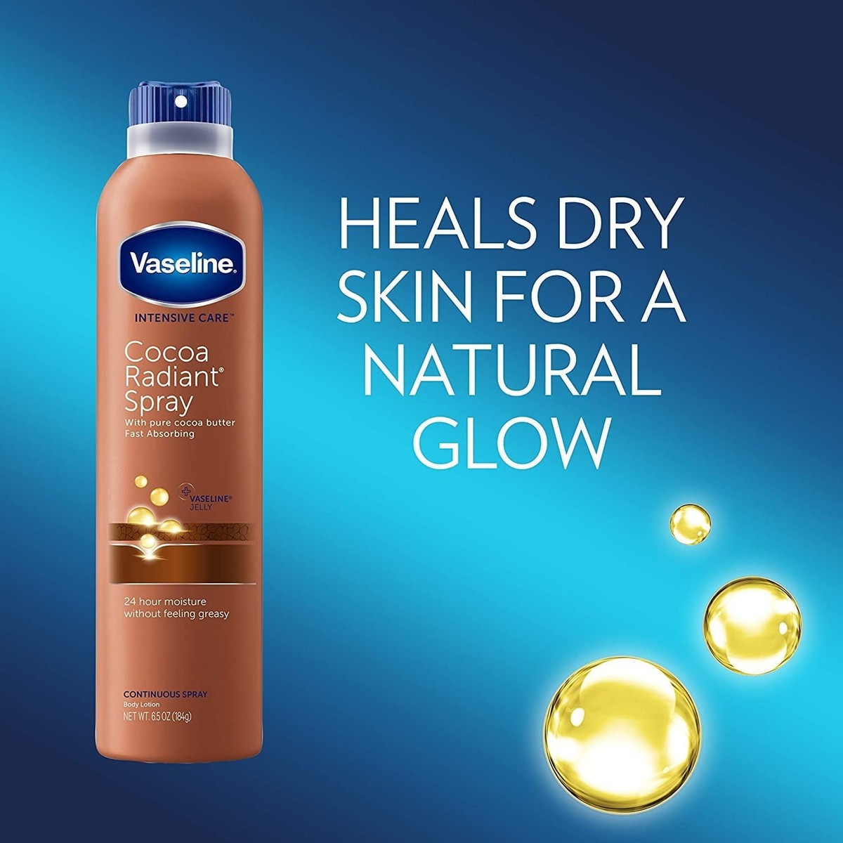 Vaseline Intensive Care Cocoa Radiant Spray Moisturizer